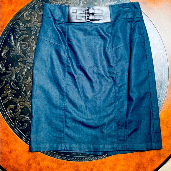 Worthington Dressy Blue Skirt - Picture 2 of 5